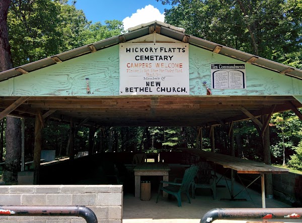 Hickory Flatts Cemetery grounds