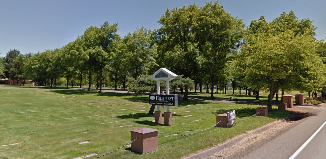 Hillcrest Memorial Park & Mortuary cemetery grounds and headstones