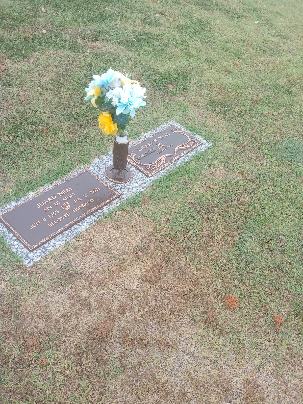 Hillcrest Memory Gardens cemetery grounds and headstones