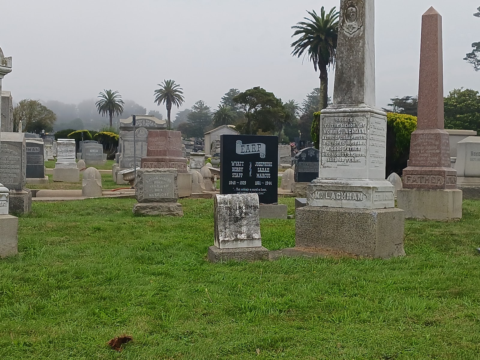 Hills of Eternity Memorial Park cemetery grounds and headstones
