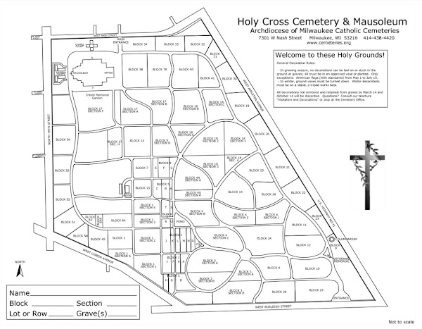 Holy Cross Cemetery (Milwaukee) grounds