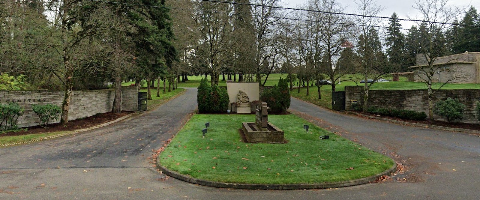 Holyrood Cemetery cemetery grounds and headstones
