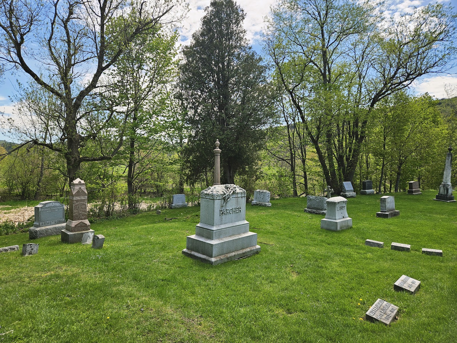 Hope Cemetery cemetery grounds and headstones