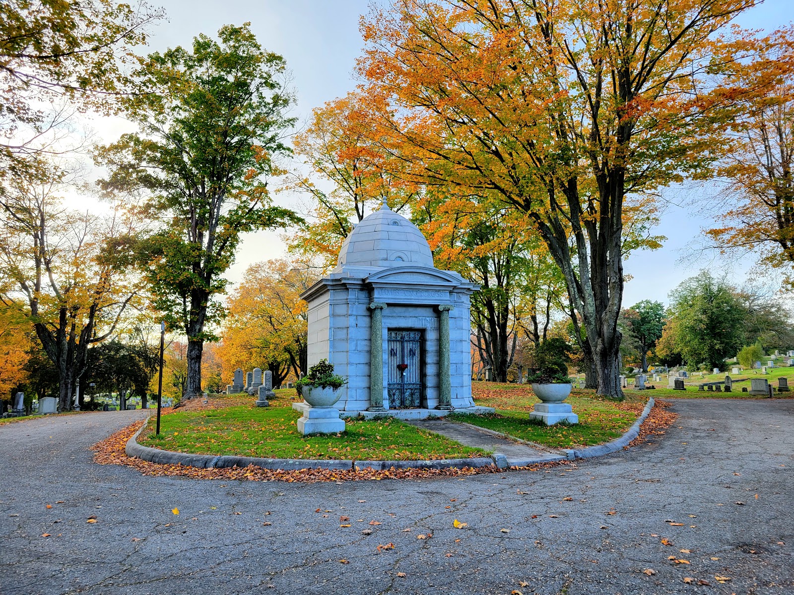 Hope Cemetery cemetery grounds and headstones