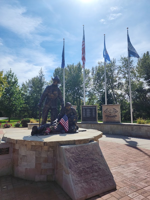 Idaho Fallen Firefighters Memorial Park grounds