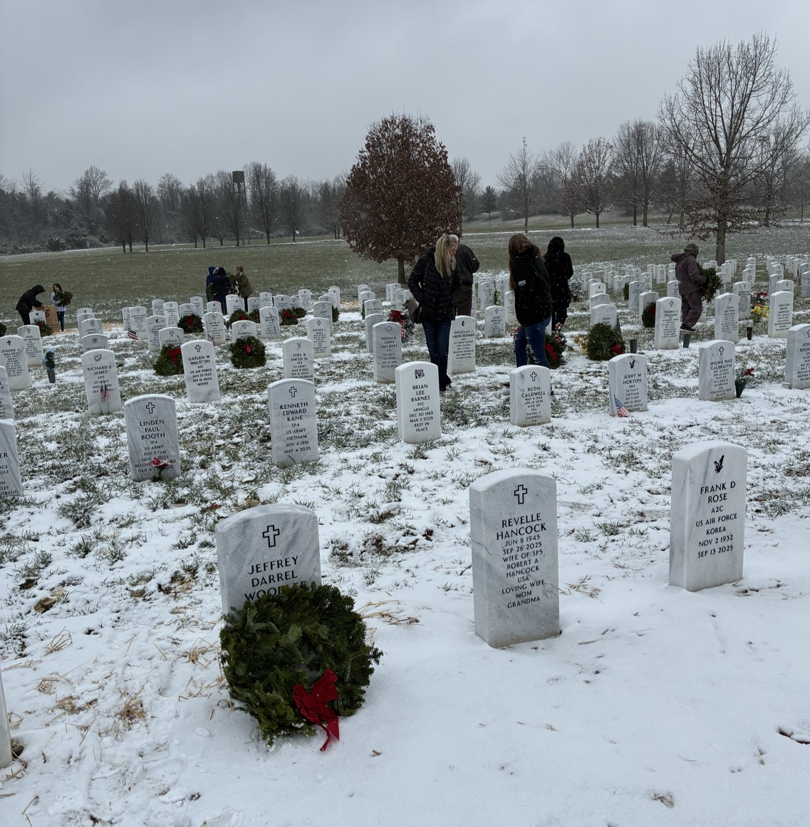 Indiana Veterans Memorial Cemetery cemetery grounds and headstones