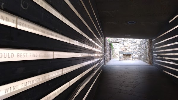 Irish Hunger Memorial grounds