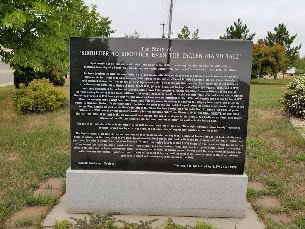 Iron Range Veterans Memorial Park grounds
