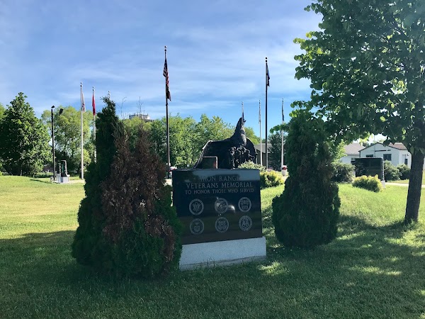 Iron Range Veterans Memorial Park grounds