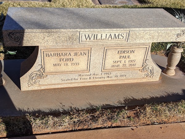 Ivins City Cemetery grounds