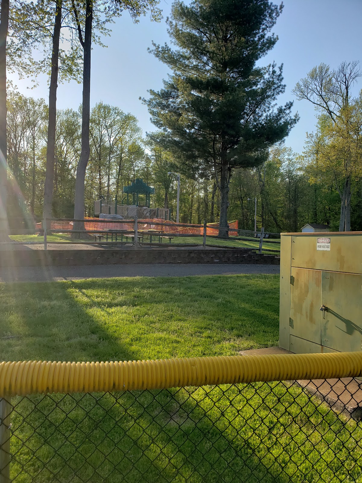 James Monroe Memorial Park cemetery grounds and headstones