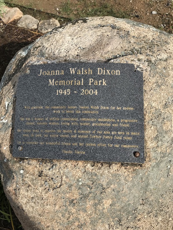 Joanna Memorial City Park grounds