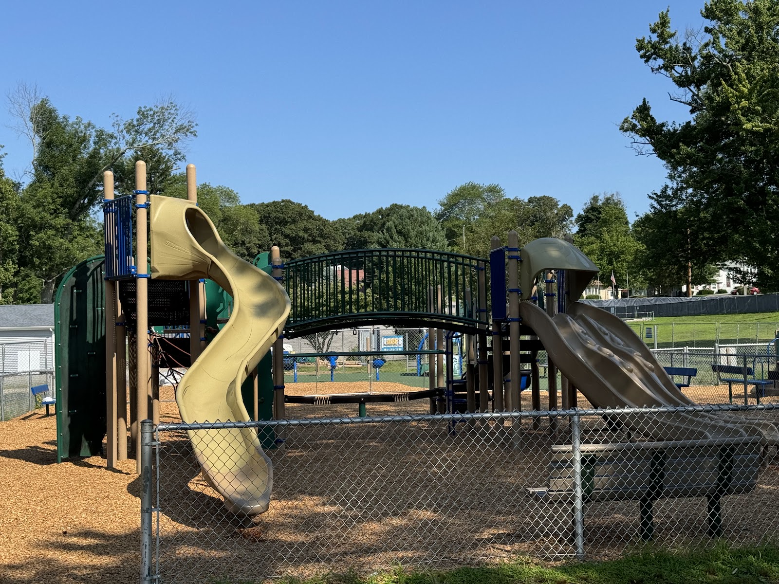 Johnston Memorial Park cemetery grounds and headstones