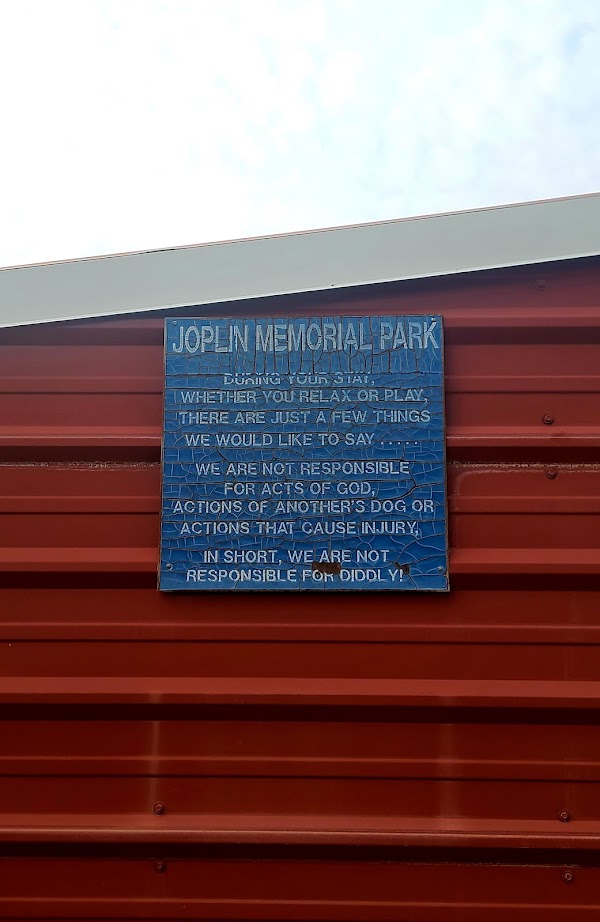 Joplin Memorial Park grounds