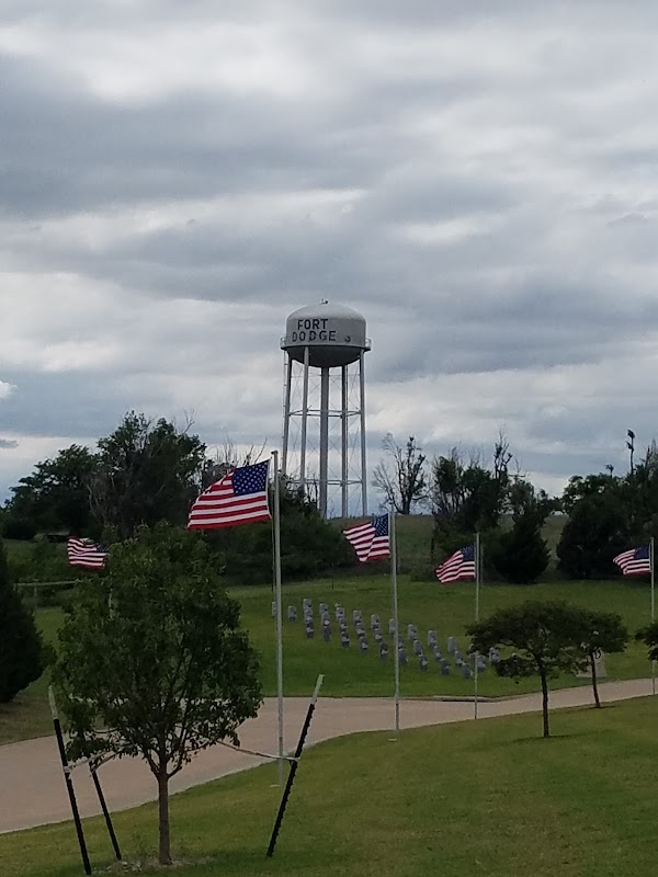 Kansas Veterans Cemetery at Fort Dodge grounds