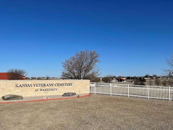 Kansas Veterans' Cemetery at WaKeeney grounds