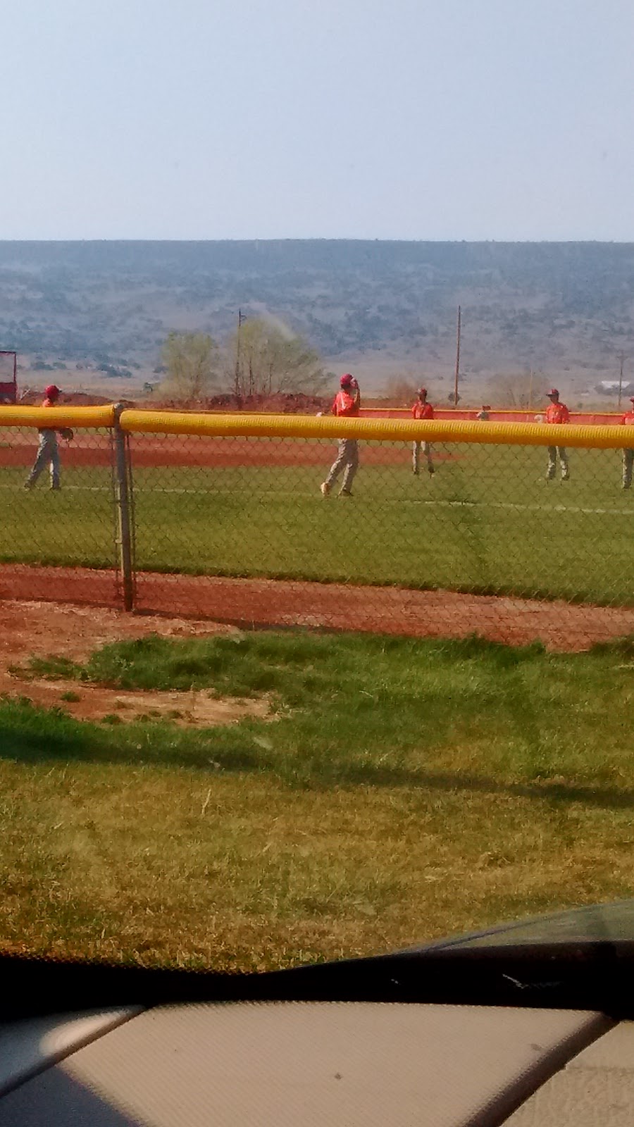 Kerr-Mc Gee Park cemetery grounds and headstones