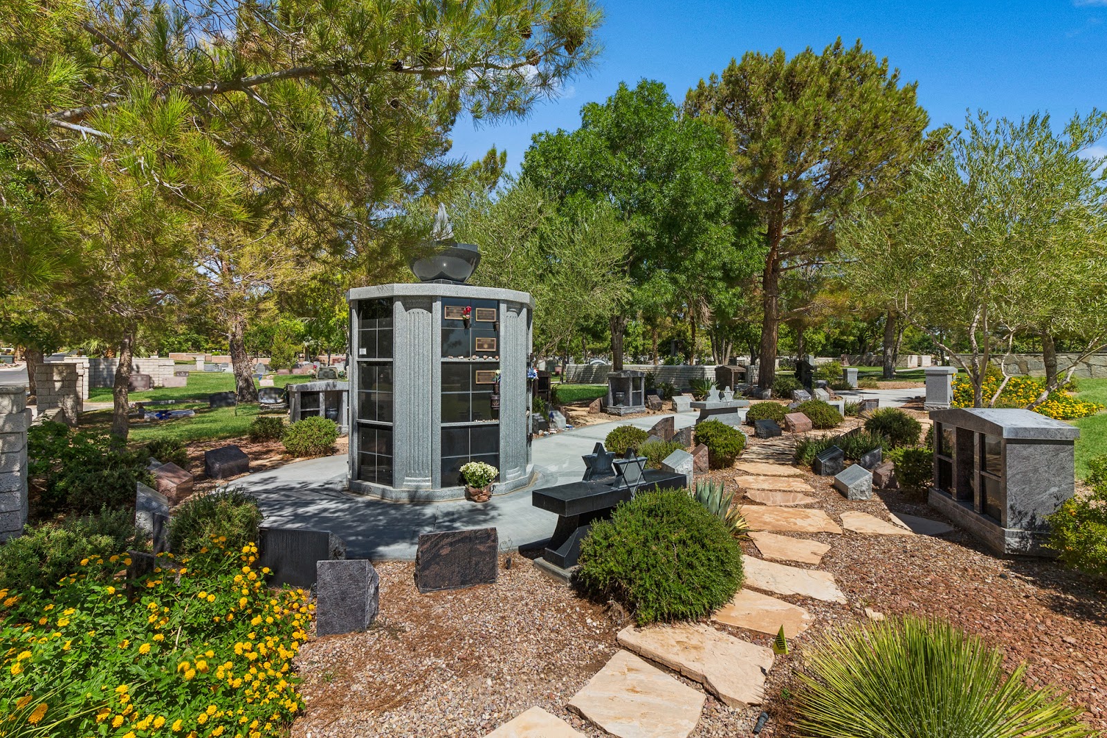 King David Cemetery cemetery grounds and headstones