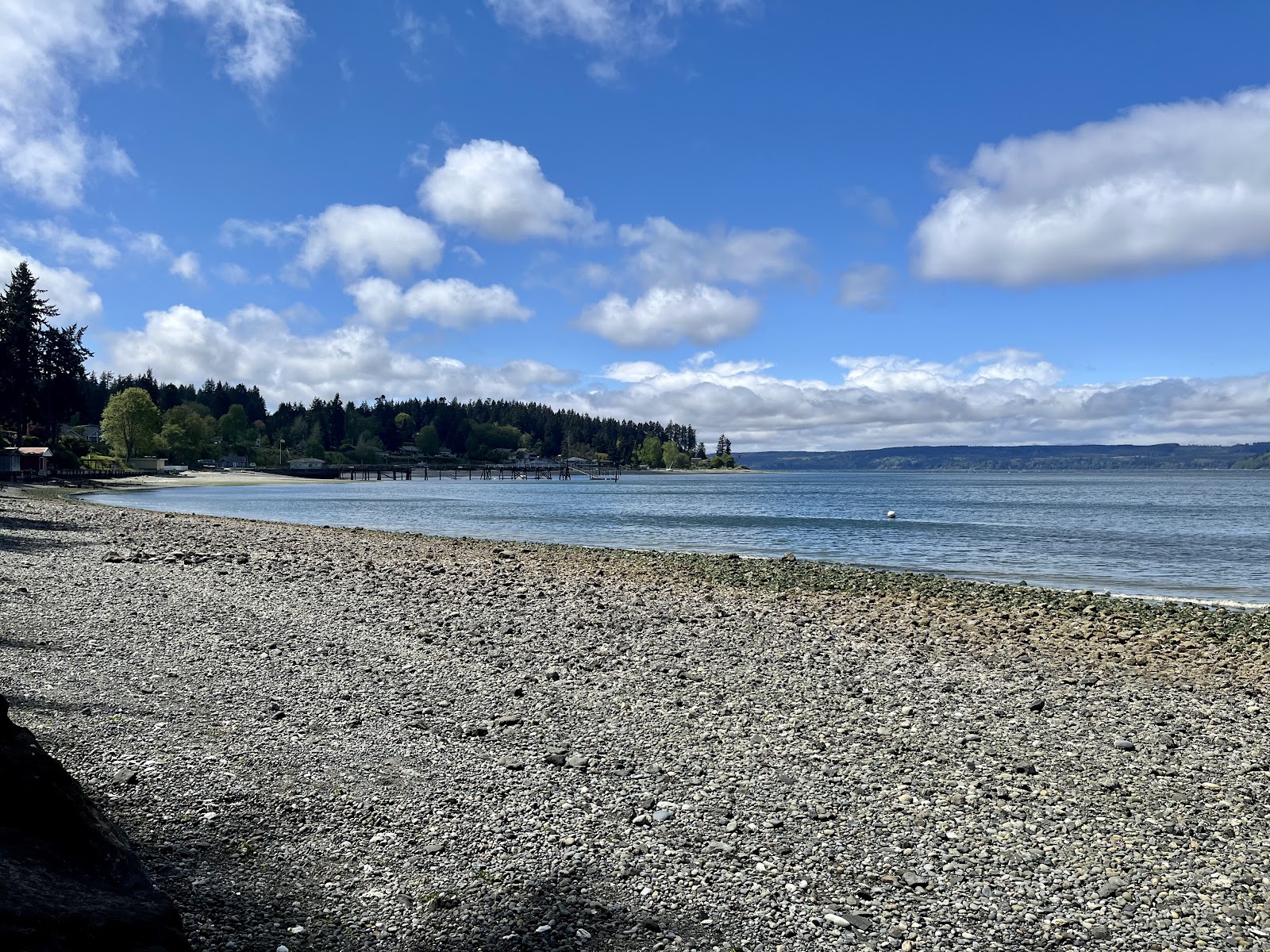 Kitsap Memorial State Park cemetery grounds and headstones