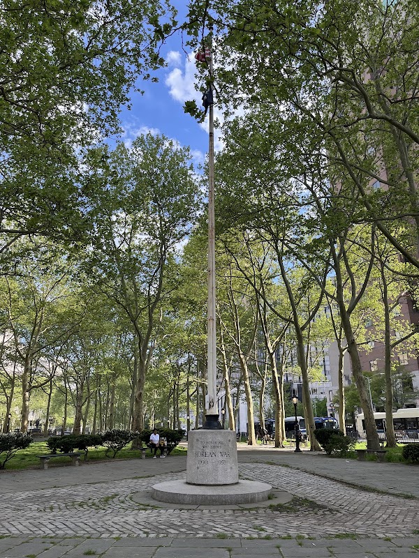 Korean War Veterans Plaza grounds