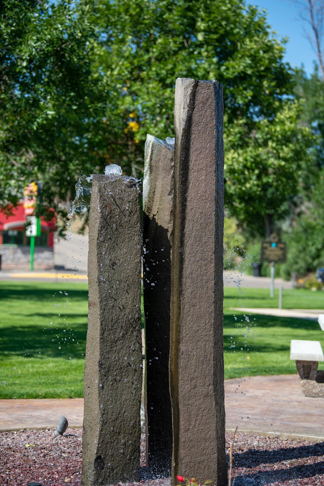 Kris Bakke Memorial Park cemetery grounds and headstones