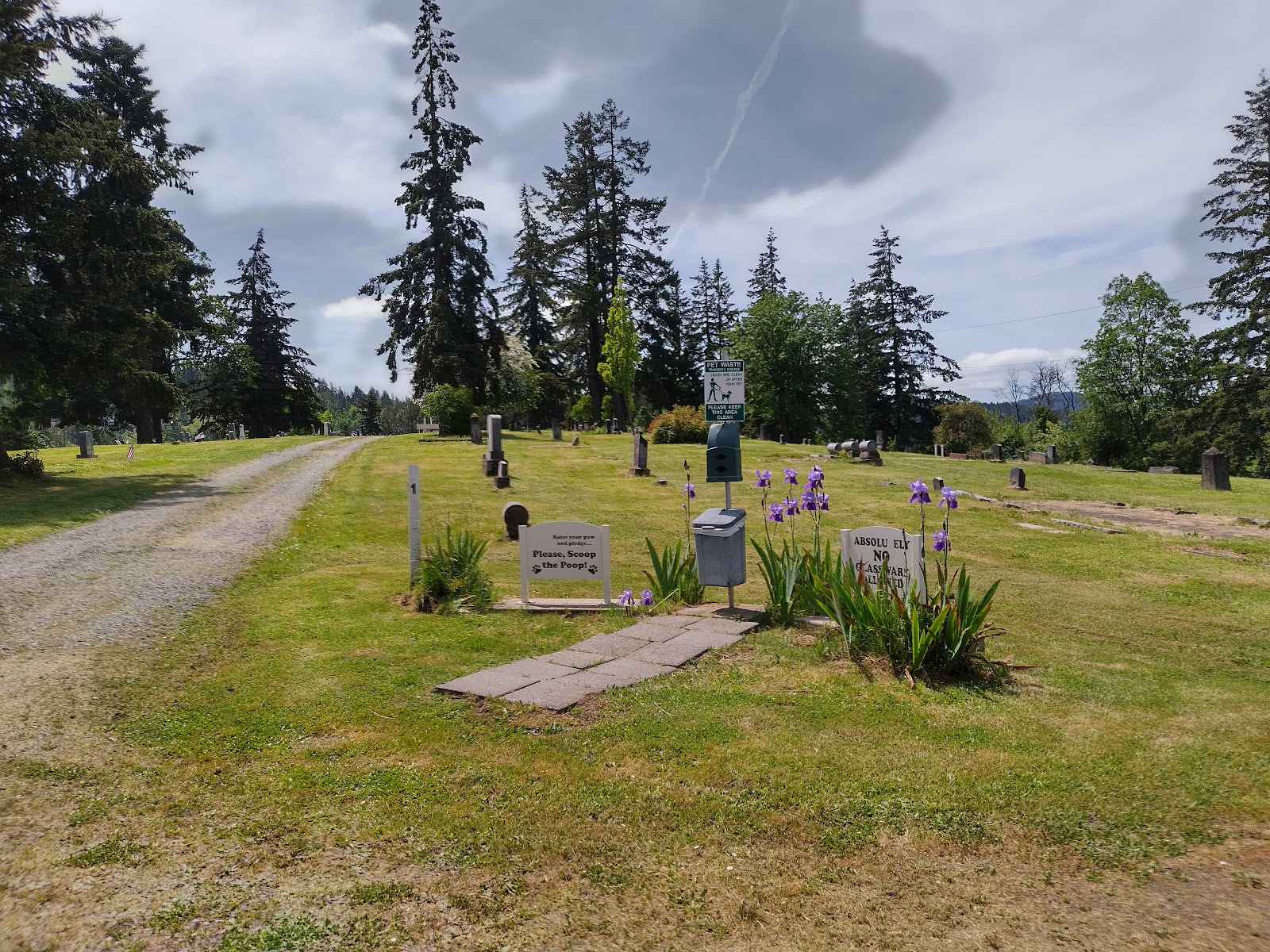 Laurel Grove Cemetery cemetery grounds and headstones