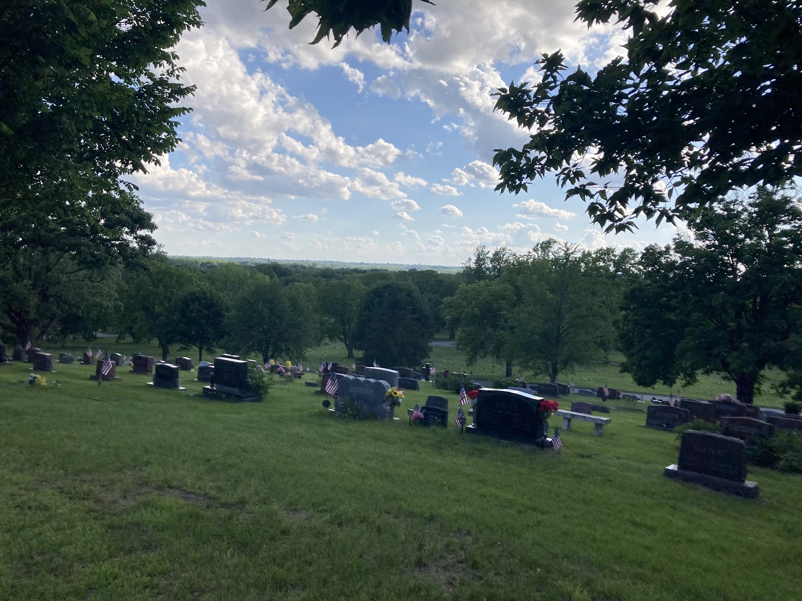 Laurel Hill Cemetery cemetery grounds and headstones
