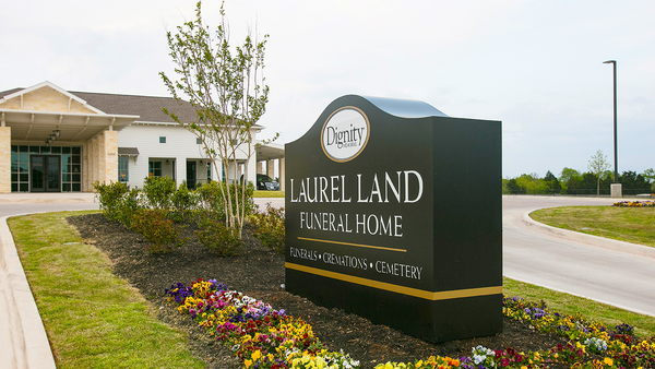 Laurel Land Funeral Home & Laurel Land Memorial Park cemetery grounds and headstones