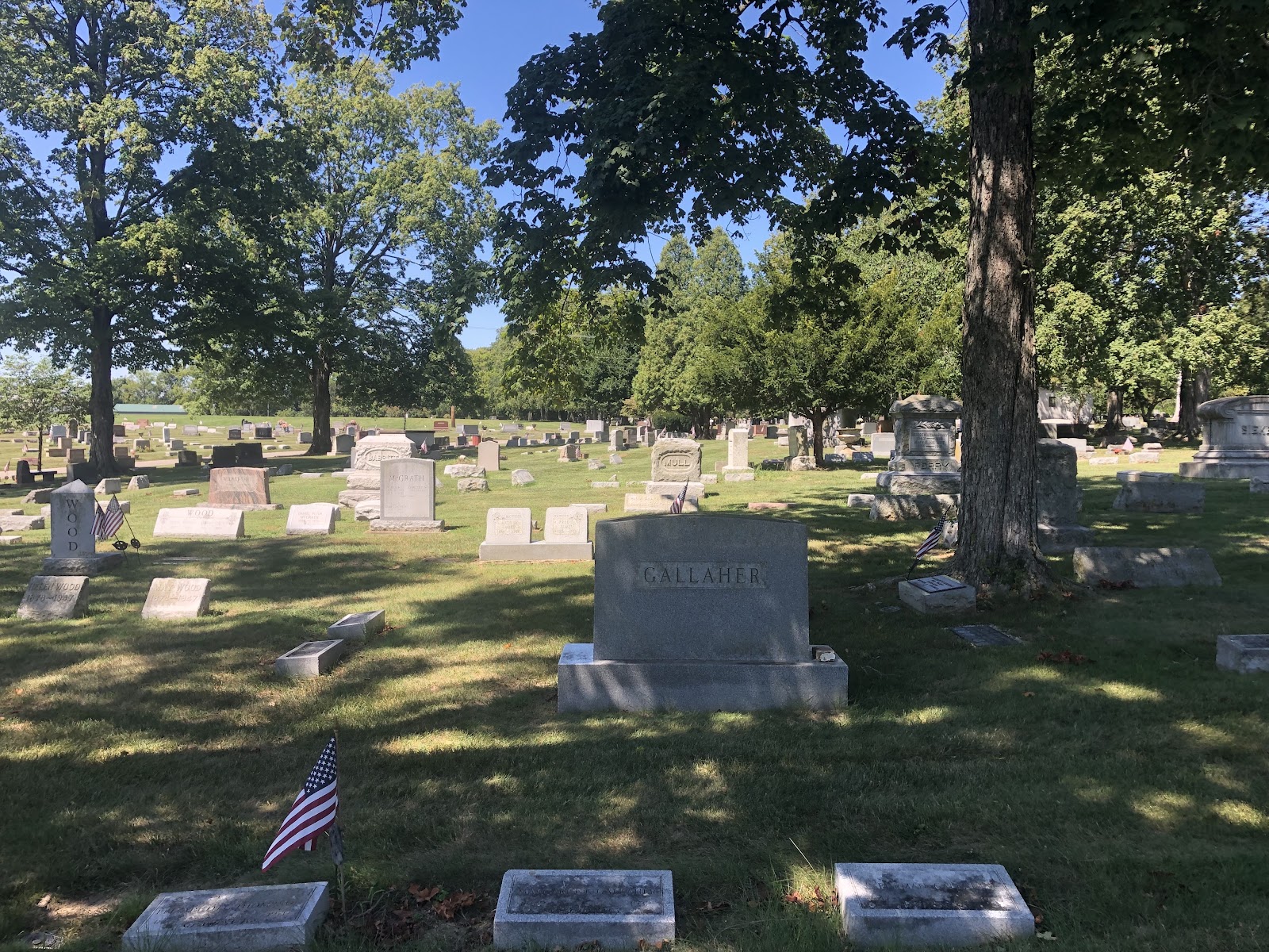 Lebanon Cemetery headstone and grounds