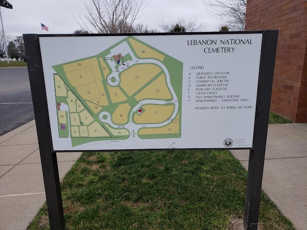 Lebanon National Cemetery grounds