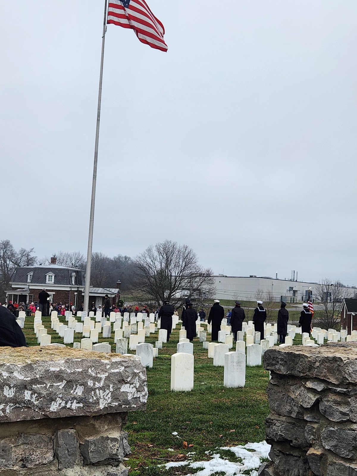 Lebanon National Cemetery cemetery grounds and headstones