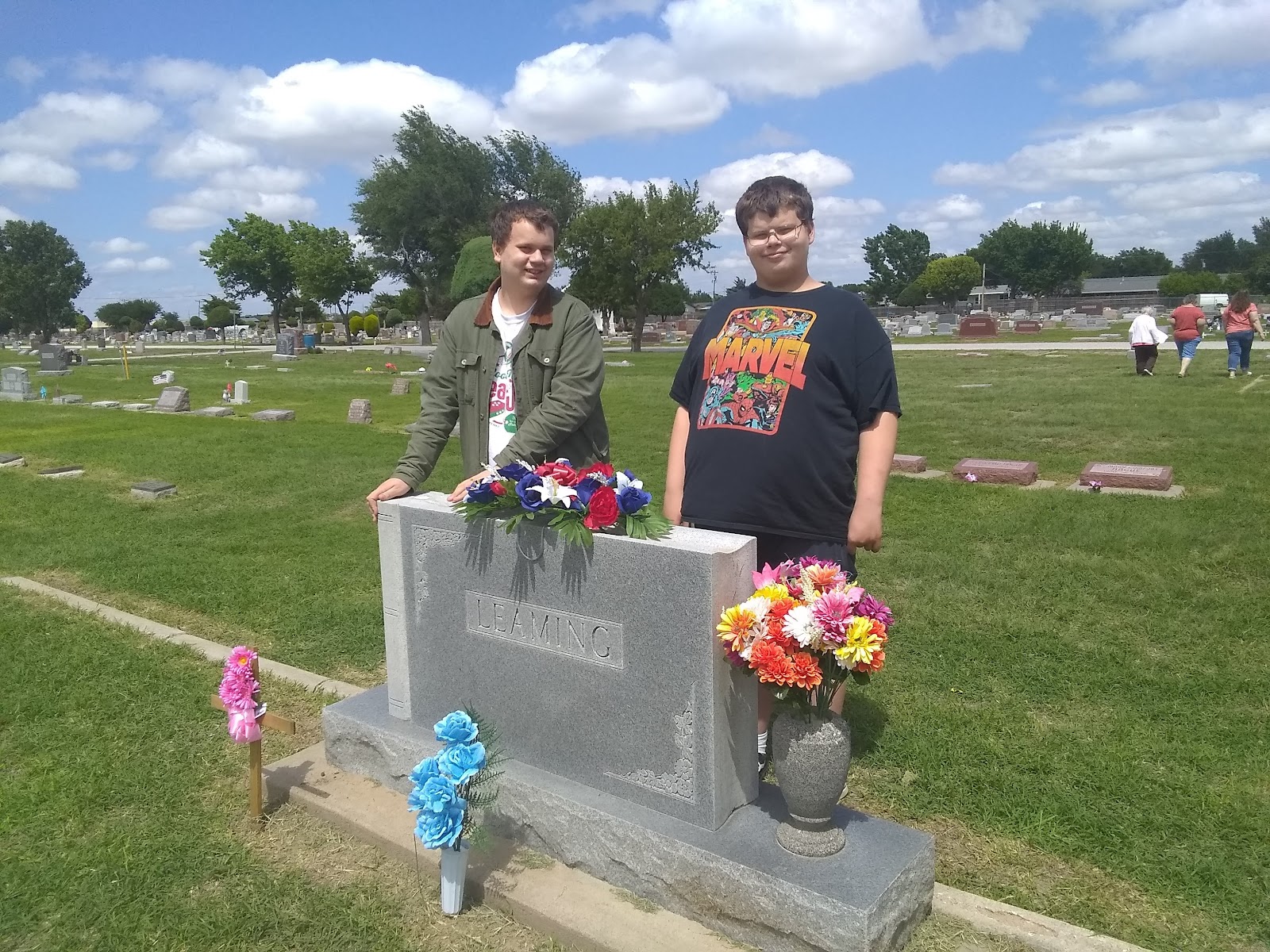 Liberal Cemetery cemetery grounds and headstones