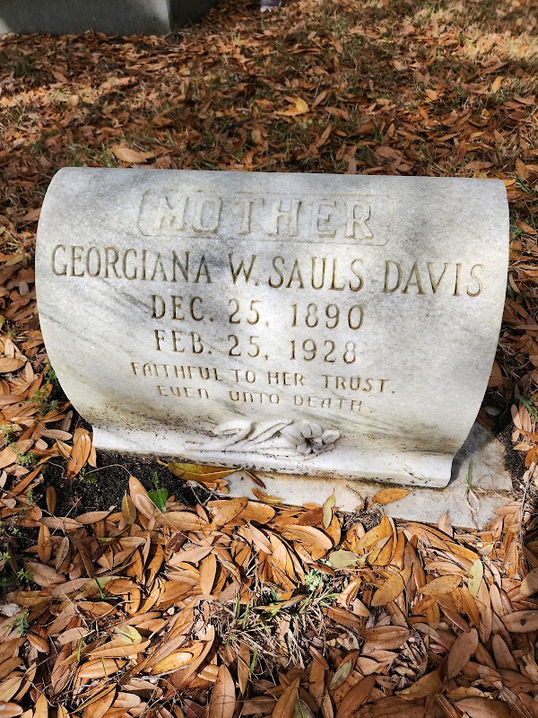 Live Oak Cemetery grounds