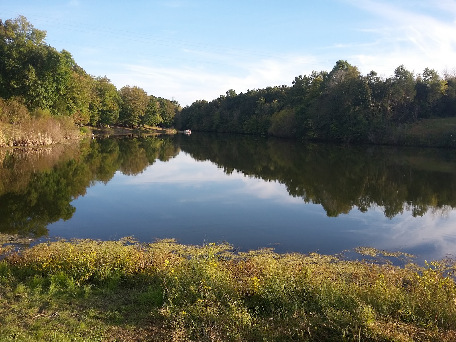 Logan Hubble Memorial Park cemetery grounds and headstones