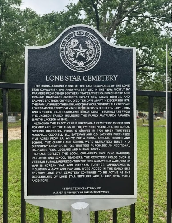 Lone Star Cemetery TX, ID: 4919 grounds