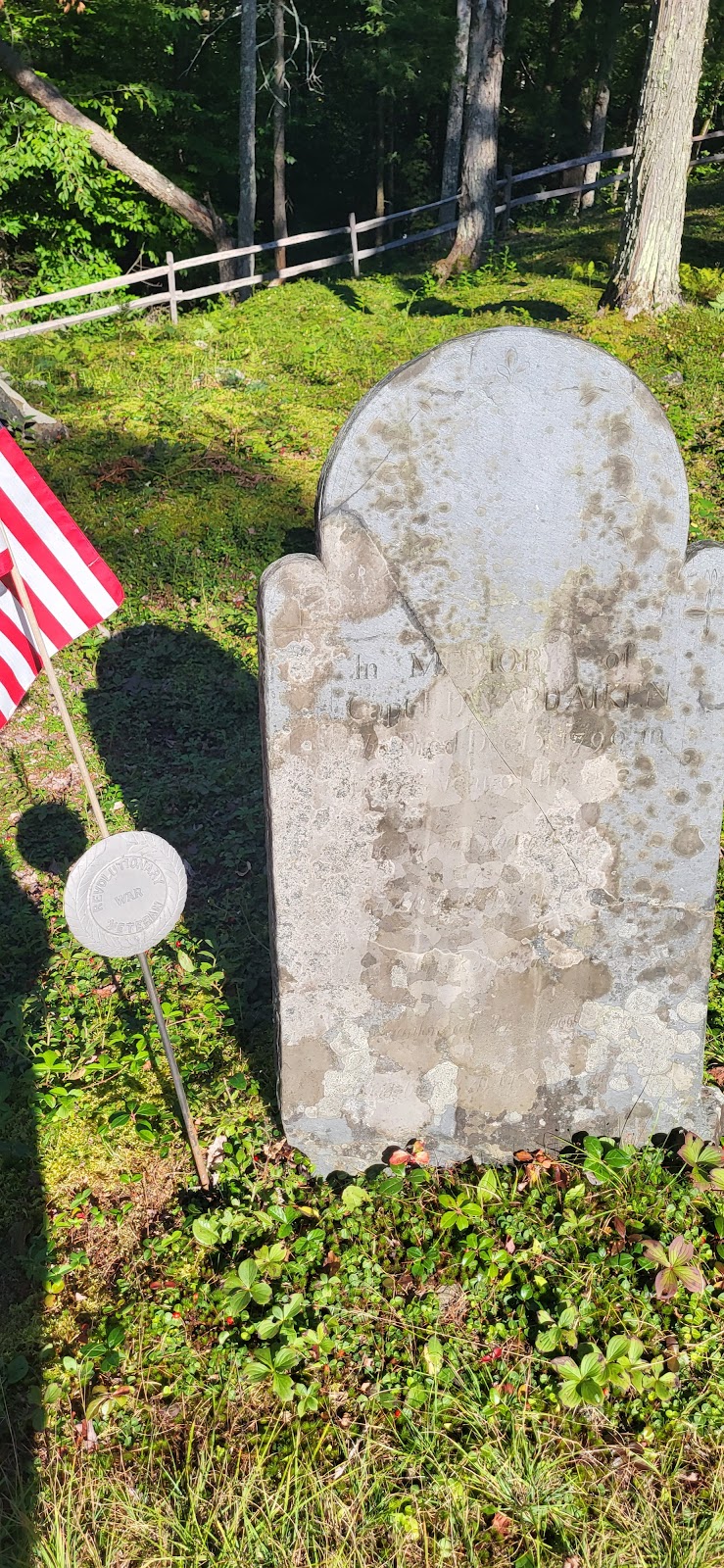 Lowell Lake Cemetery cemetery grounds and headstones