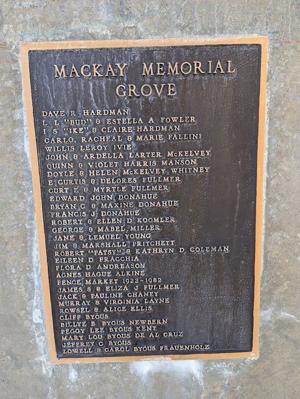 Mackay Memorial Park grounds