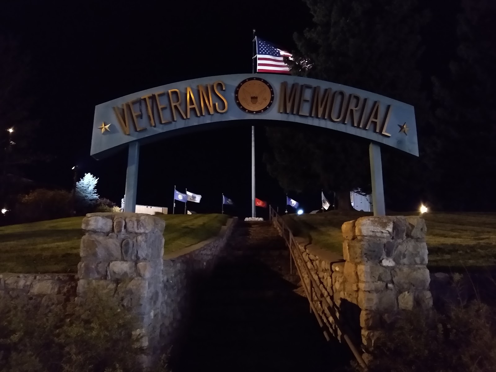 Madison Valley Veterans Memorial cemetery grounds and headstones