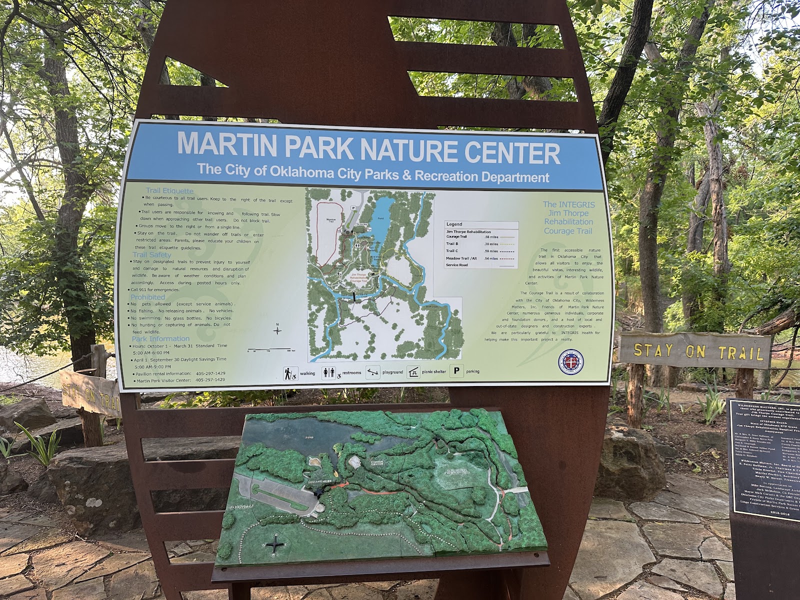 Martin Park Nature Center cemetery grounds and headstones
