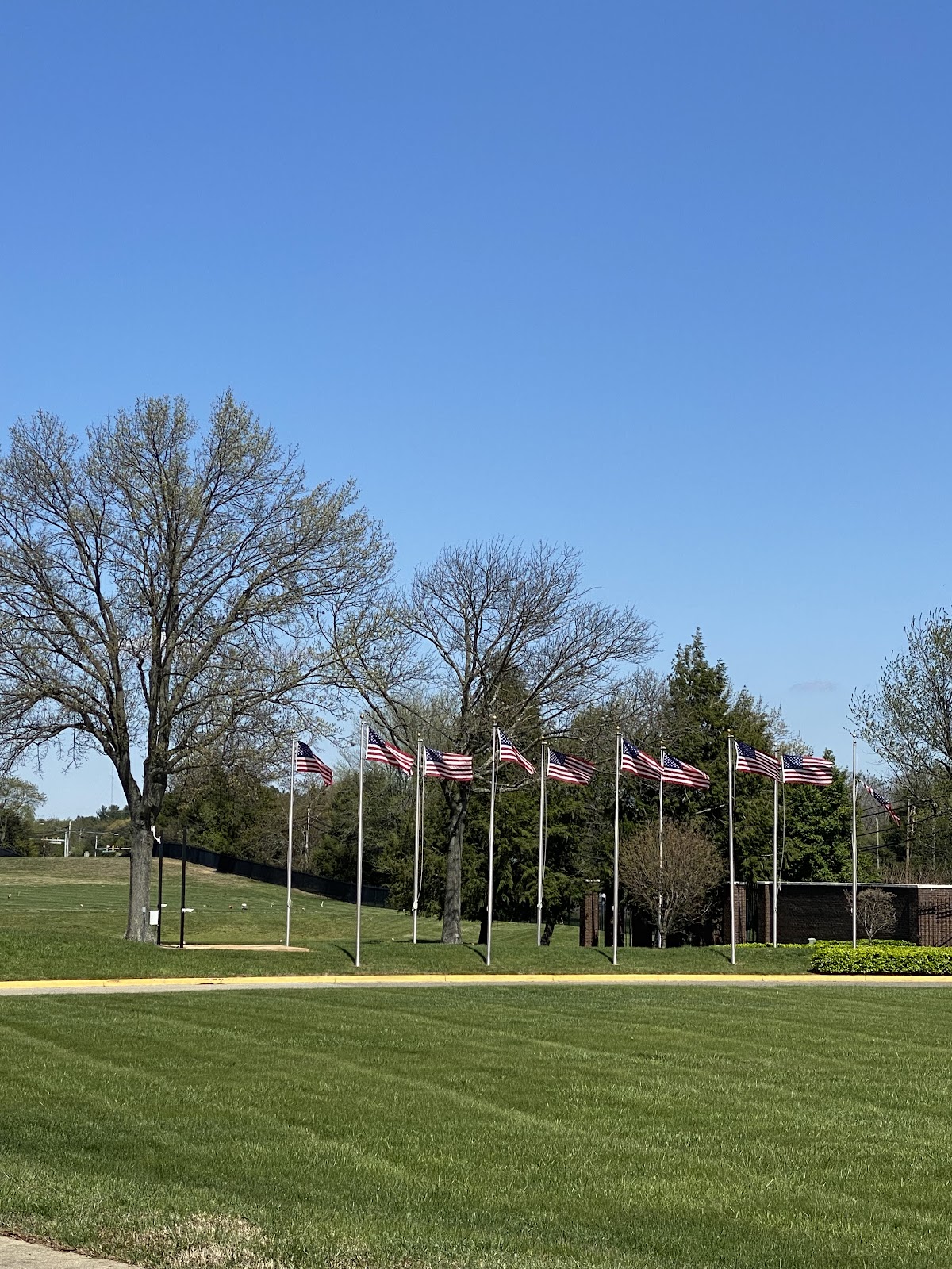 Maryland Veterans Cemetery Crownsville cemetery grounds and headstones
