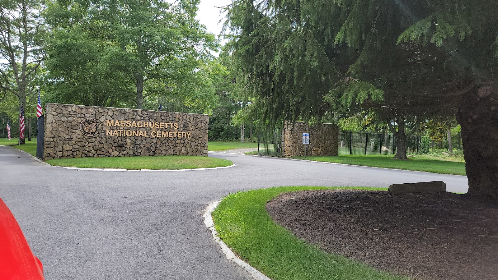 Massachusetts National Cemetery cemetery grounds and headstones