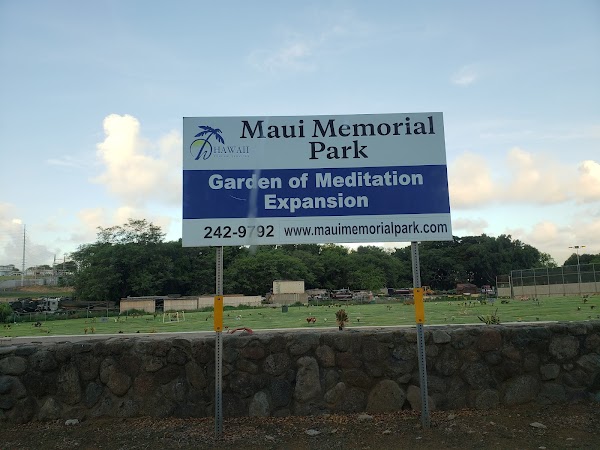 Maui Memorial Park Garden of Meditation Expansion grounds