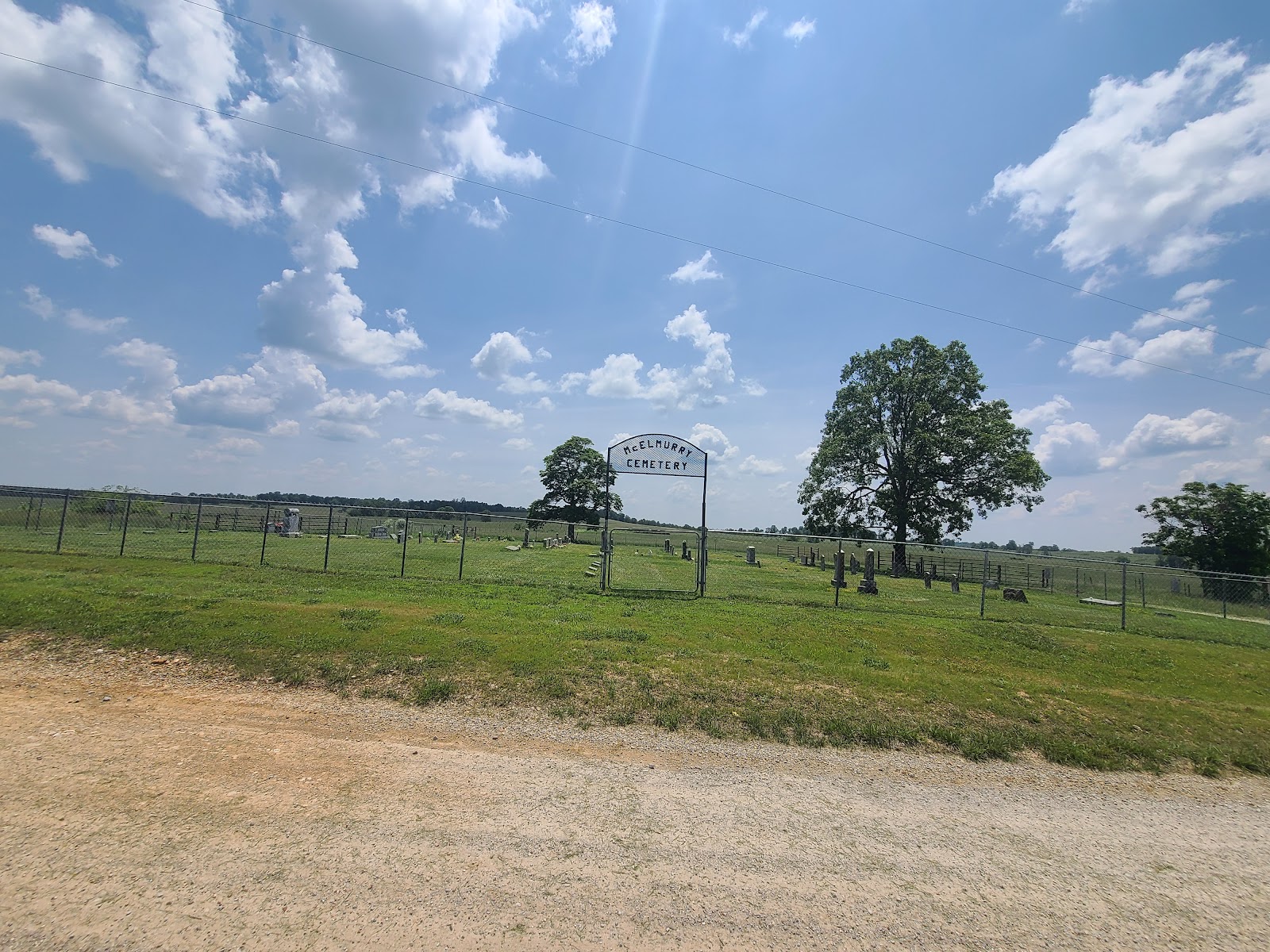 McElmurry Cemetery Moody Missouri cemetery grounds and headstones