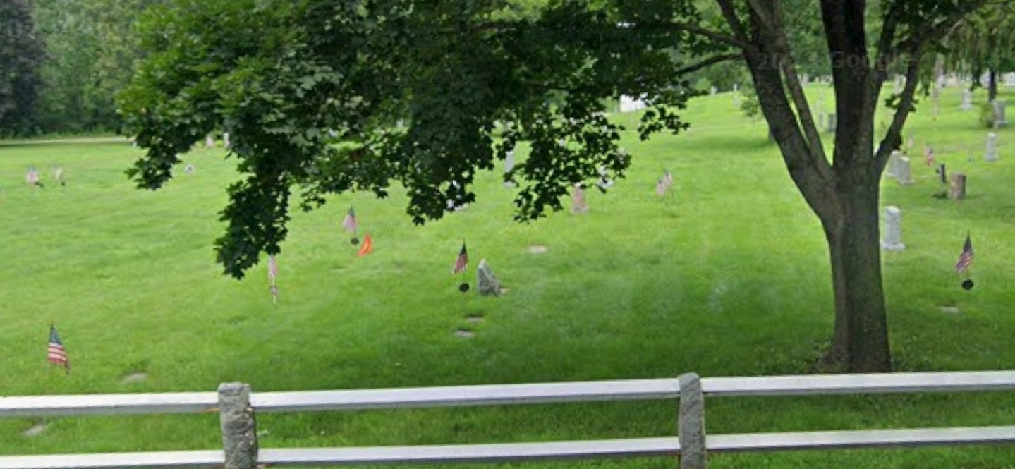 Meadowview Cemetery headstone and grounds