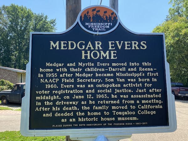 Medgar and Myrlie Evers Home National Monument grounds