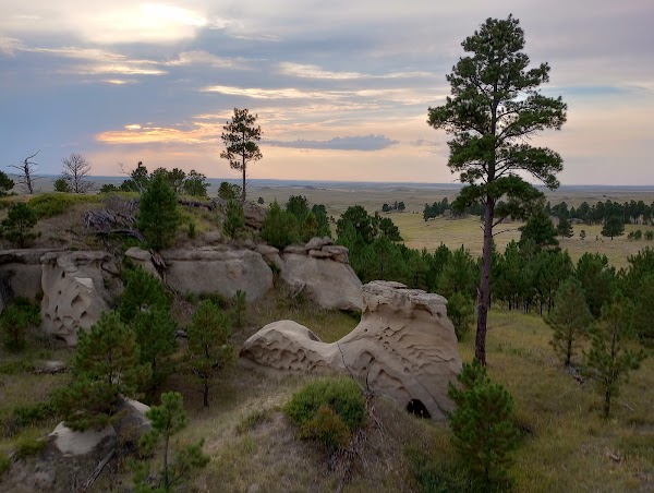 Medicine Rocks State Park grounds