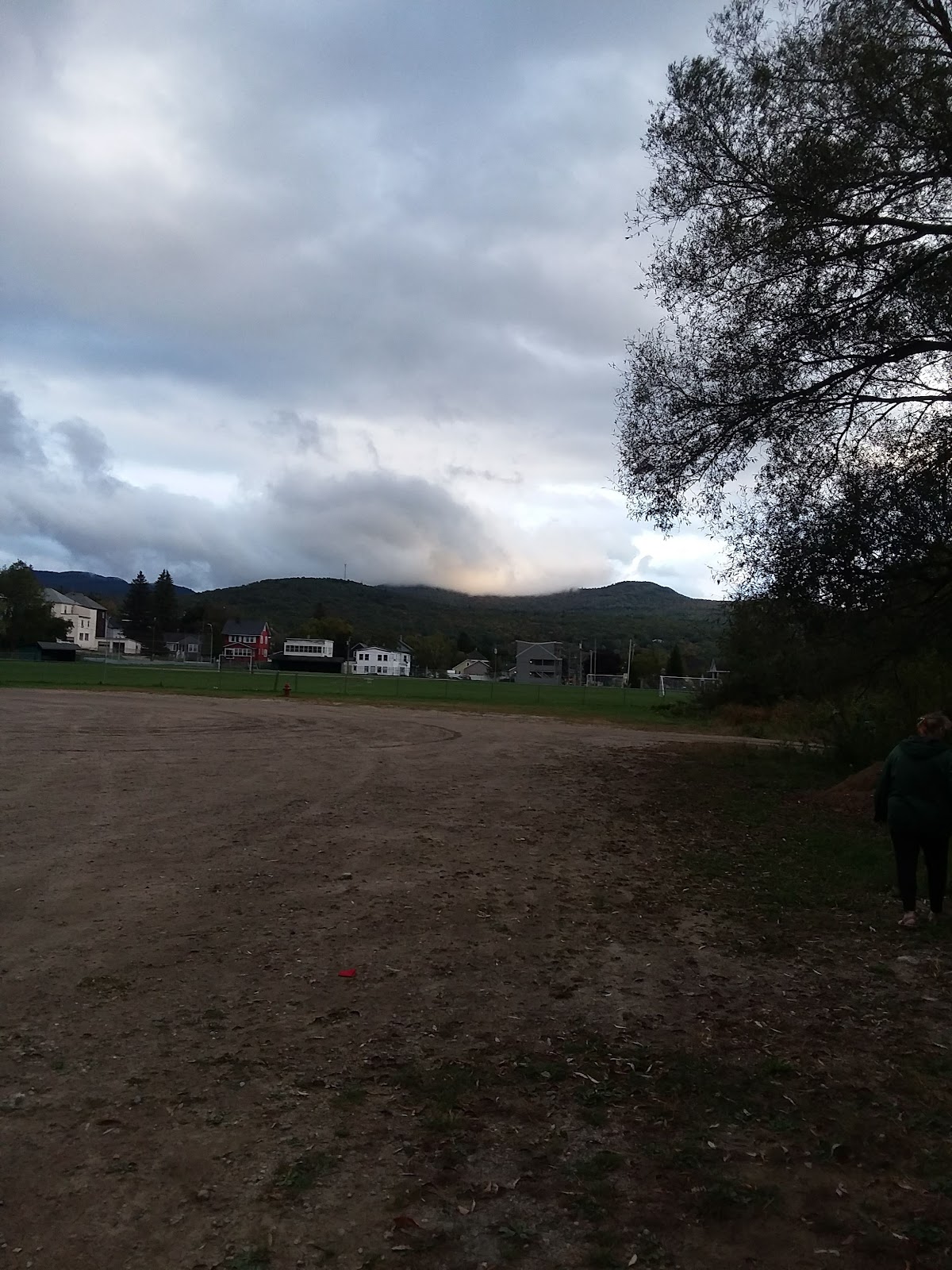 Memorial Field cemetery grounds and headstones