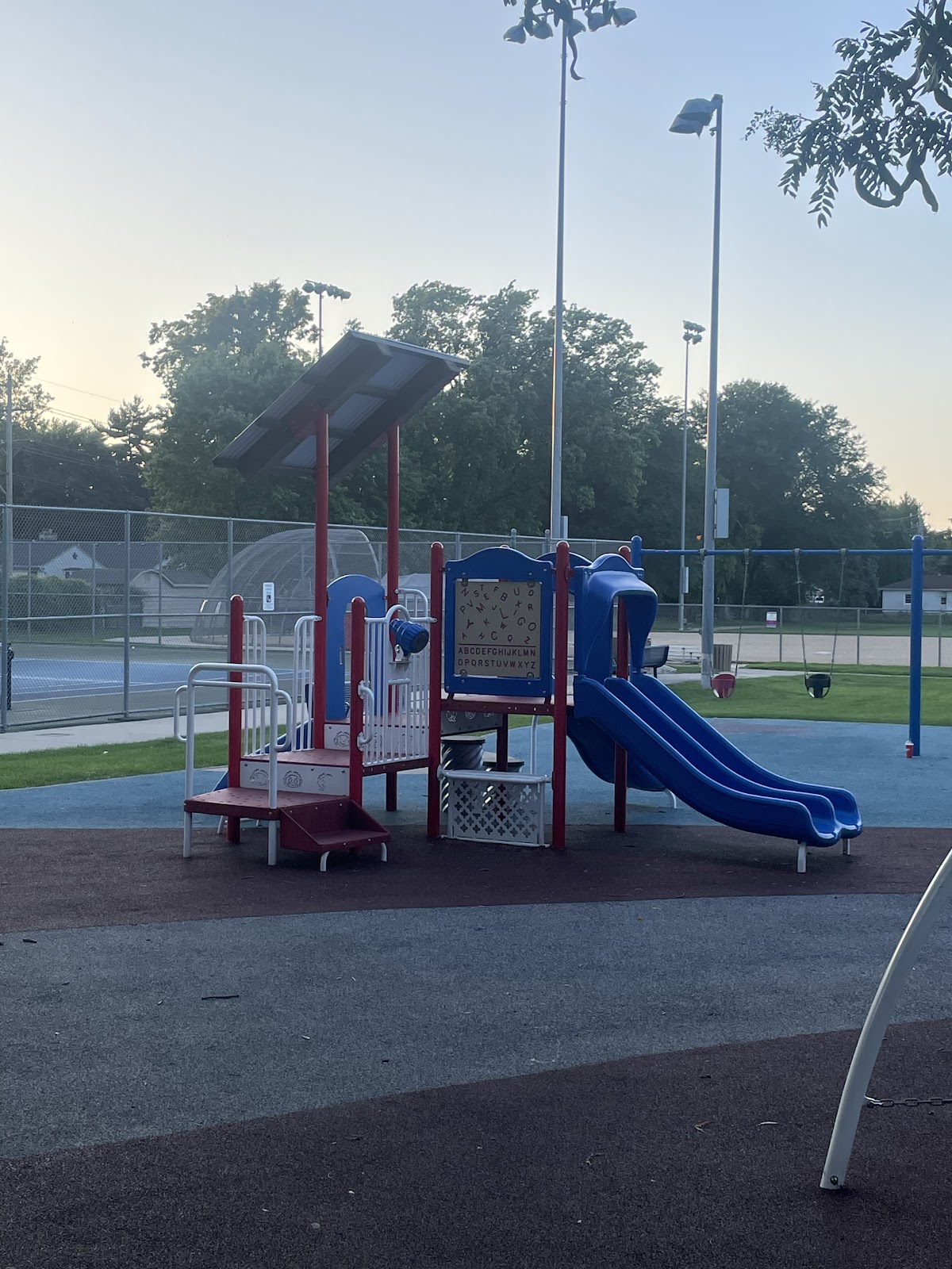Memorial Park cemetery grounds and headstones