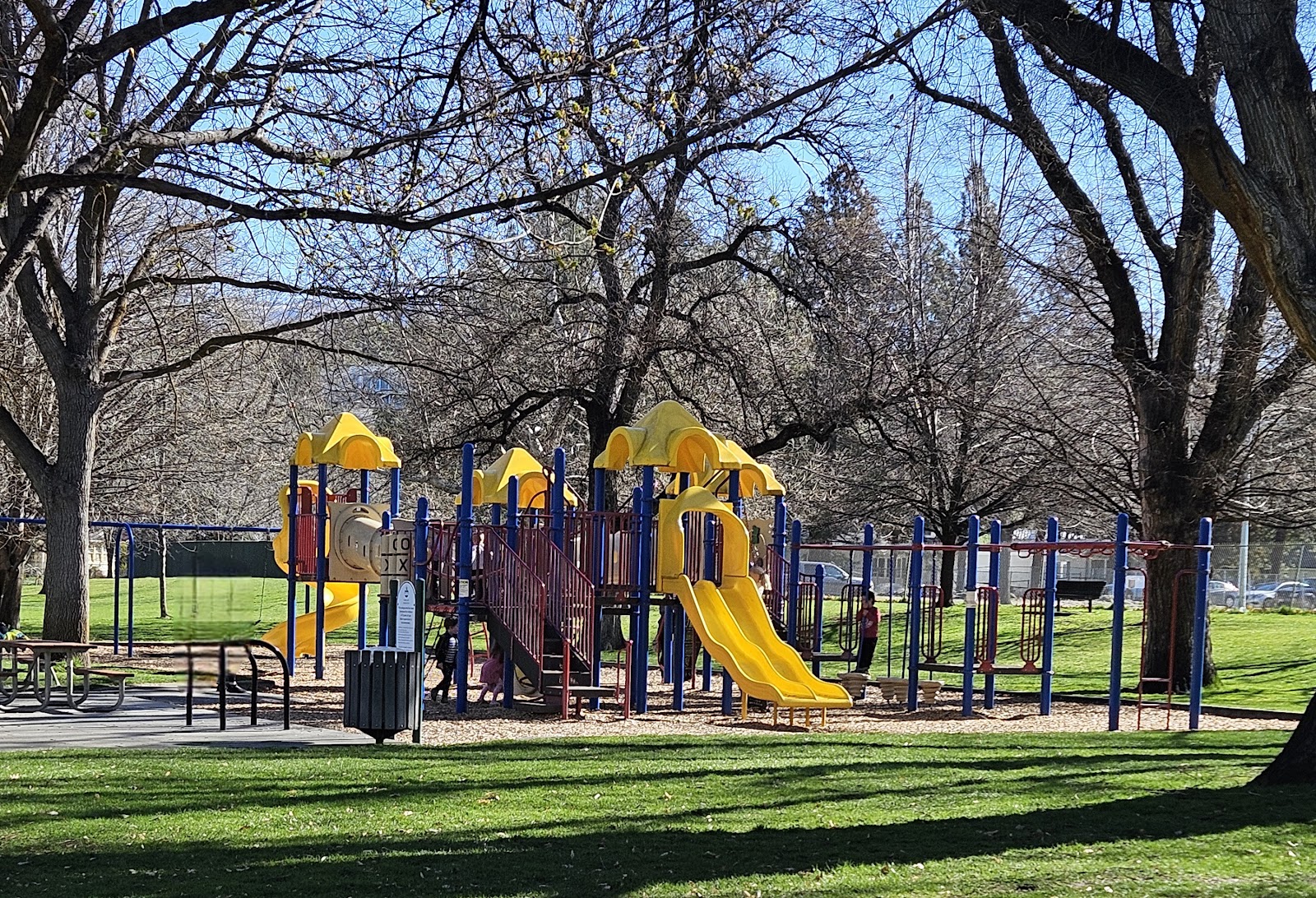 Memorial Park cemetery grounds and headstones