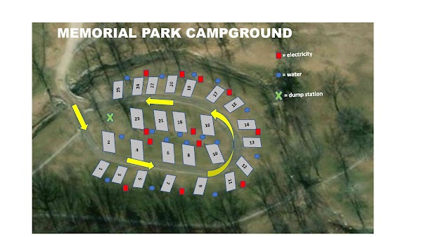 Memorial Park Campground grounds